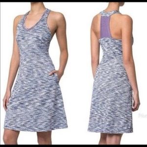 MPG Activewear Dress Heathered Purple size M